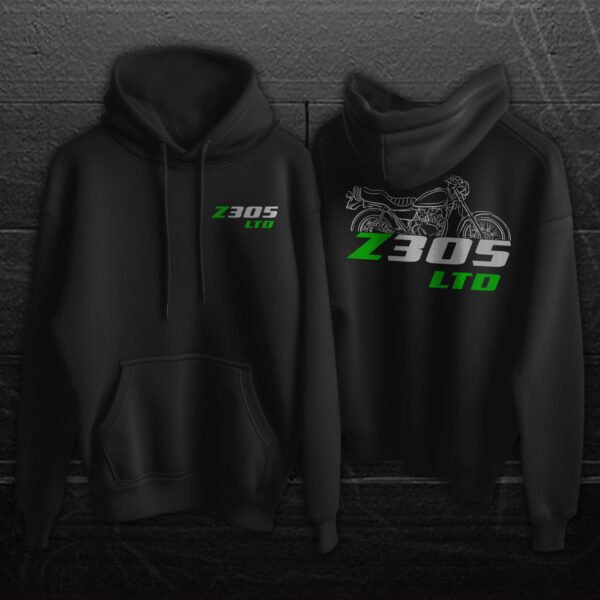 Kawasaki Z305 LTD 1987-1988 Hoodie for Motorcycle Riders