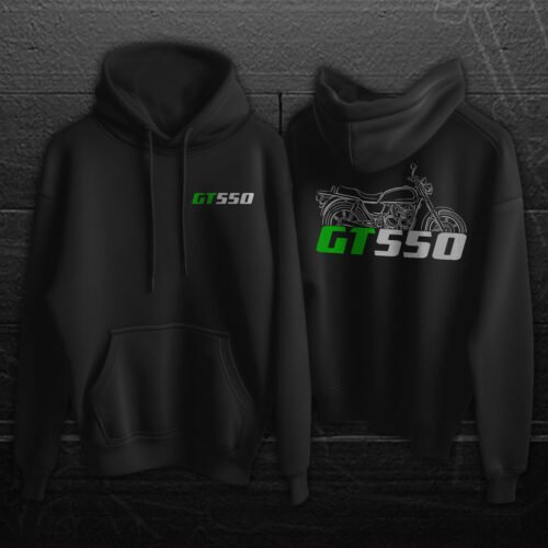 Kawasaki GT550 1983-1994 Hoodie for Motorcycle Riders