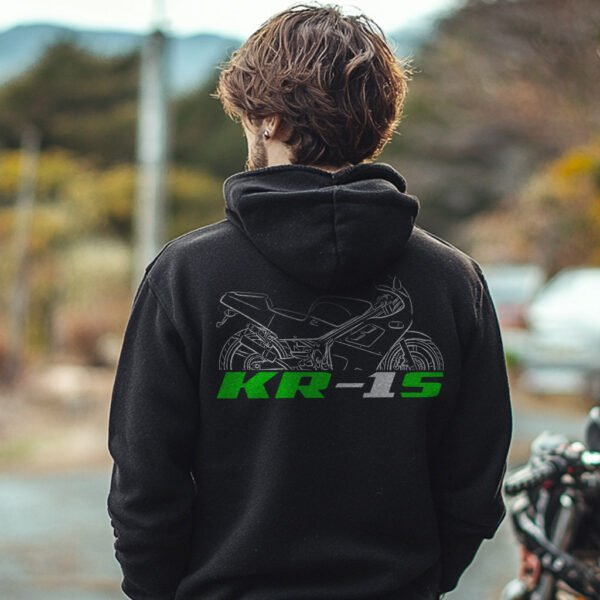 Kawasaki KR-1 & KR1-S 1988-1992 Hoodie for Motorcycle Riders - Image 4