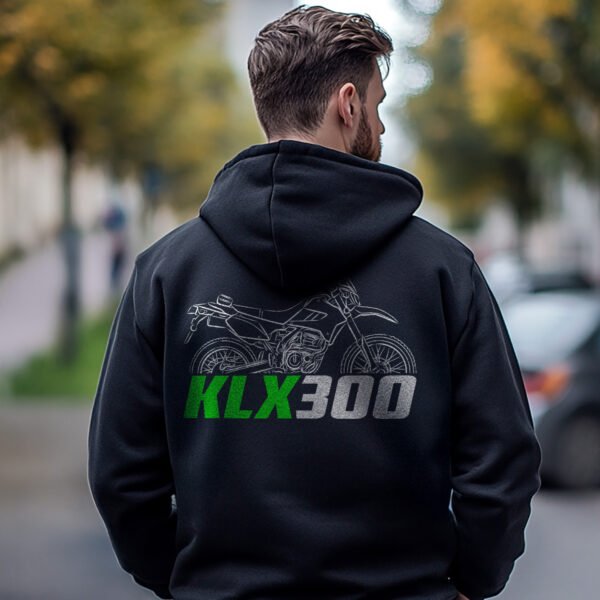 Kawasaki KLX300 1993-2025 Hoodie for Motorcycle Riders - Image 8