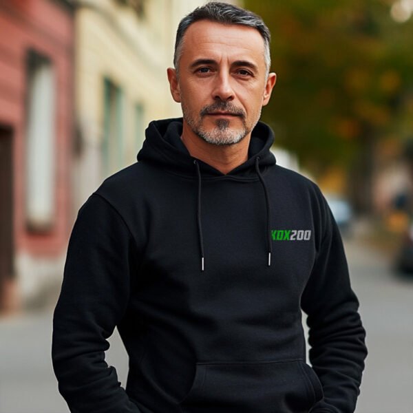 Kawasaki KDX 200 1983-2006 Hoodie for Motorcycle Riders - Image 7