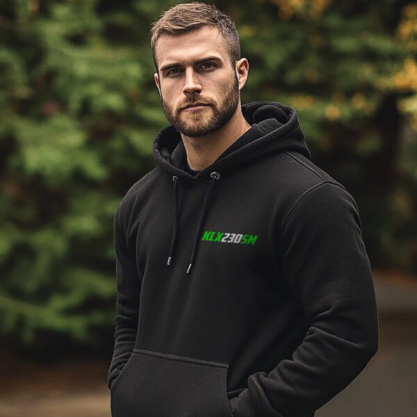 Kawasaki KLX230SM 2023-2025 Hoodie for Motorcycle Riders - Image 4