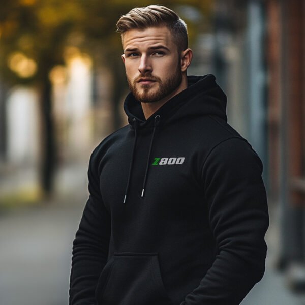 Kawasaki Z800 2013-2018 Hoodie for Motorcycle Riders - Image 2