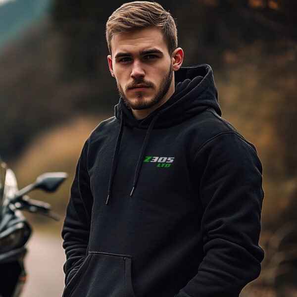 Kawasaki Z305 LTD 1987-1988 Hoodie for Motorcycle Riders - Image 2