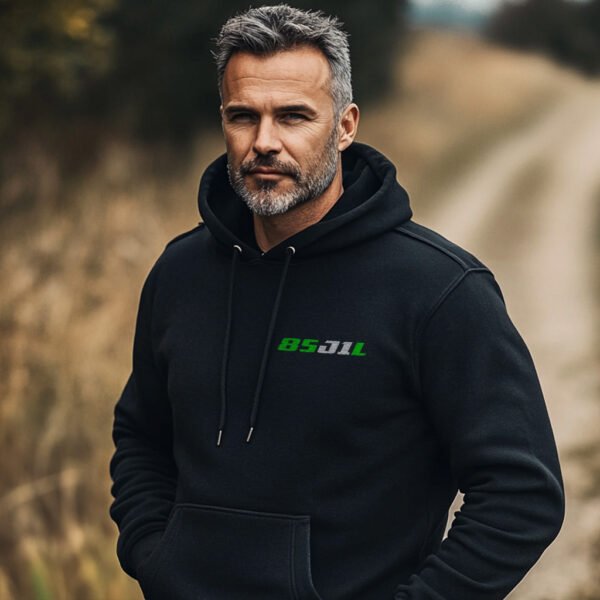 Kawasaki 85 J1 & J1D & J1L 1965-1968 Hoodie for Motorcycle Riders - Image 9