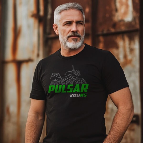 Kawasaki Bajaj Pulsar 200NS 2013-2016 T-shirt for Motorcycle Riders - Image 2