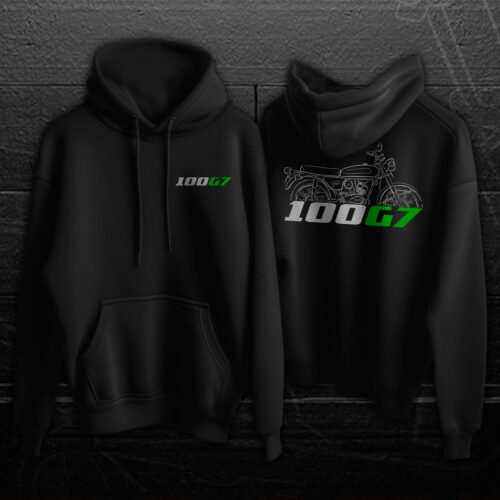 Kawasaki 100 G7 1973-1976 Hoodie for Motorcycle Riders