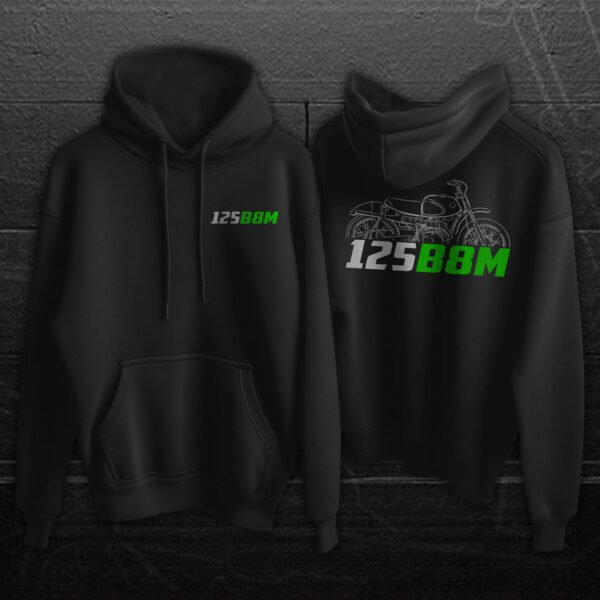 Kawasaki 125 B8M 1965-1966 Hoodie for Motorcyclists