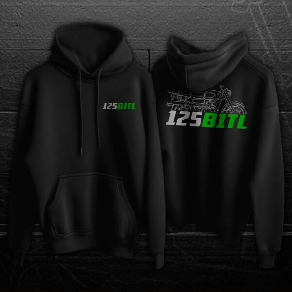 Kawasaki 125 B1L/B1TL 1967-1968 Hoodie for Motorcyclists - Image 3