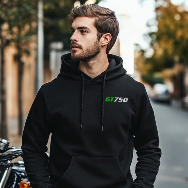 Kawasaki GT750 1982-1994 Hoodie for Motorcycle Riders - Image 2