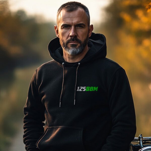 Kawasaki 125 B8M 1965-1966 Hoodie for Motorcyclists - Image 2