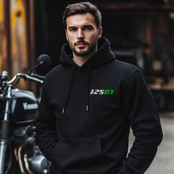 Kawasaki 125 B1 1966-1968 Hoodie for Motorcyclists - Image 2