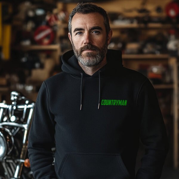 Kawasaki 90 Countryman G1TR 1968 Hoodie for Motorcycle Riders - Image 2