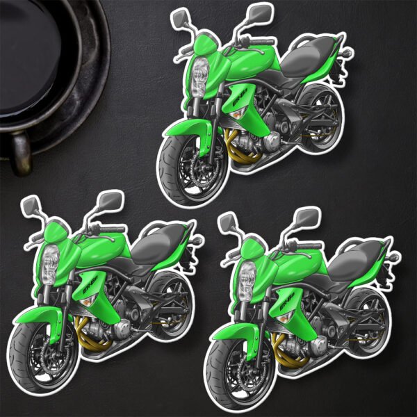 Stickers Kawasaki ER-6n - Set of 3 | 2006-2016 - Image 6