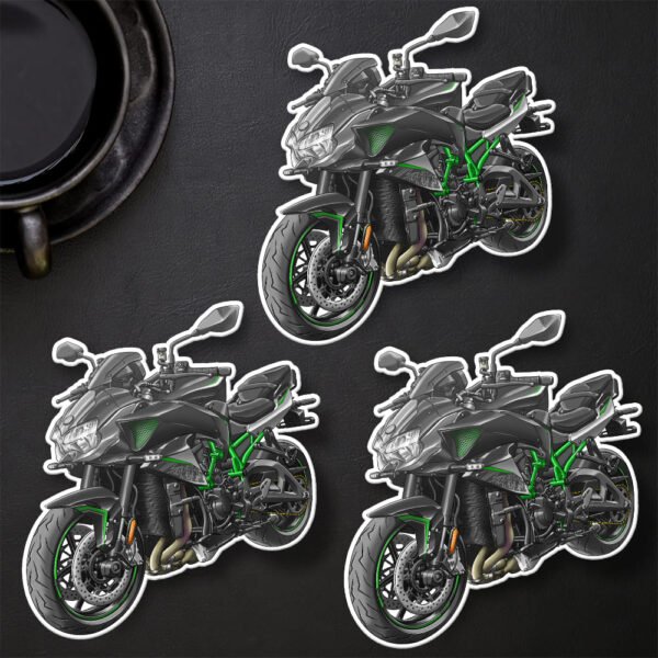 Stickers Kawasaki Z H2 - Set of 3 | 2020-2025 - Image 2