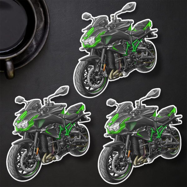 Stickers Kawasaki Z H2 - Set of 3 | 2020-2025 - Image 4