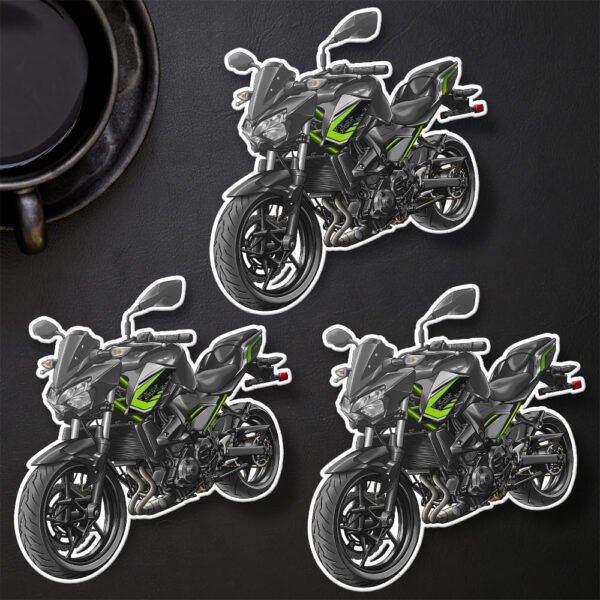 Stickers Kawasaki Z400 - Set of 3 | 2019-2024 - Image 6