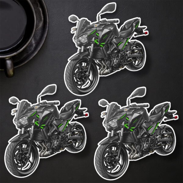 Stickers Kawasaki Z400 - Set of 3 | 2019-2024 - Image 2