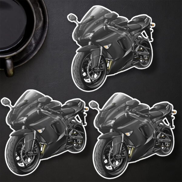 Stickers Kawasaki ZX-6R - Set of 3 | 2007-2008 - Image 5