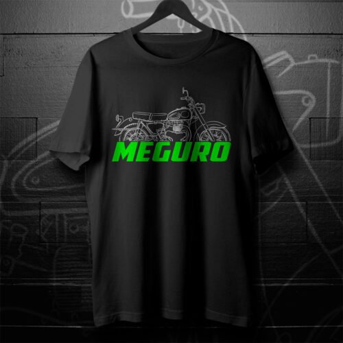 Kawasaki 500 Meguro K2 1965-1966 T-shirt for Motorcycle Riders