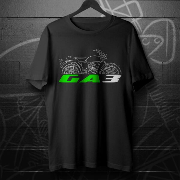 Kawasaki 90 GA3 1969-1970 T-shirt for Motorcycle Riders