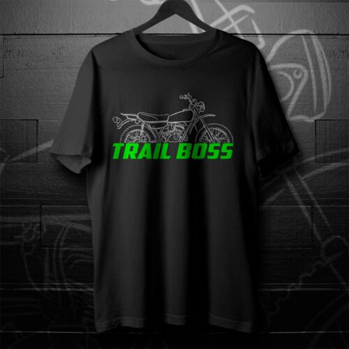 Kawasaki 100 Trail Boss G4TR 1970-1975 T-shirt for Motorcycle Riders
