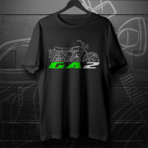 Kawasaki GA2 1969-1970 T-shirt for Motorcycle Riders