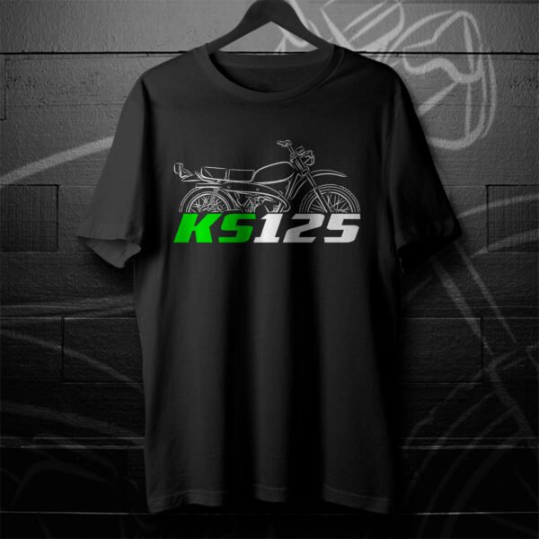 Kawasaki KS125 1974-1975 T-shirt for Motorcycle Riders