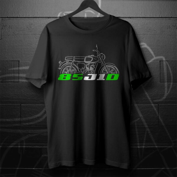 Kawasaki 85 J1 & J1D & J1L 1965-1968 T-shirt for Motorcycle Riders - Image 5