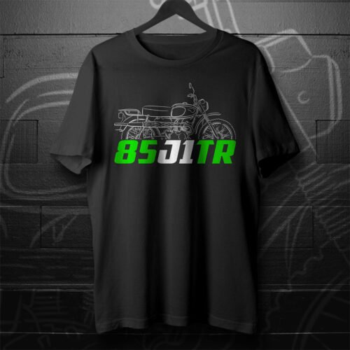 Kawasaki 85 J1TR & J1TRL 1966-1967 T-shirt for Motorcycle Riders
