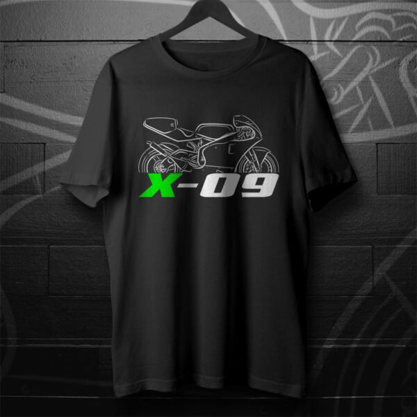 Kawasaki X-09 1992 T-shirt for Motorcycle Riders