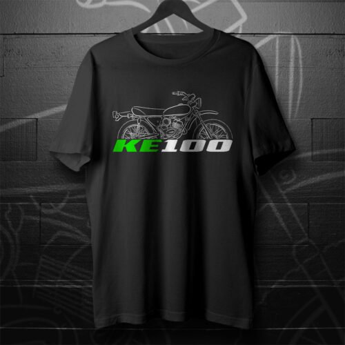 Kawasaki KE100 1974-2001 T-shirt for Motorcycle Riders