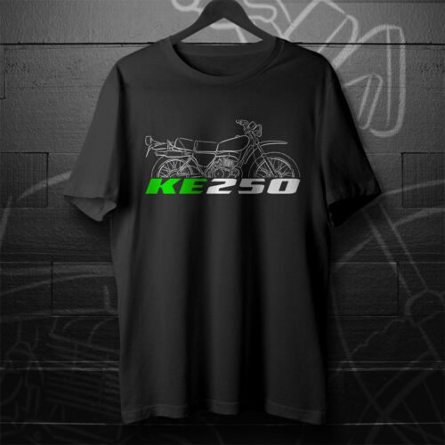 Kawasaki  KE250 1977-1979 T-shirt for Motorcycle Riders