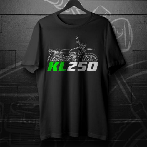 Kawasaki KL250 1978-1984 T-shirt for Motorcycle Riders
