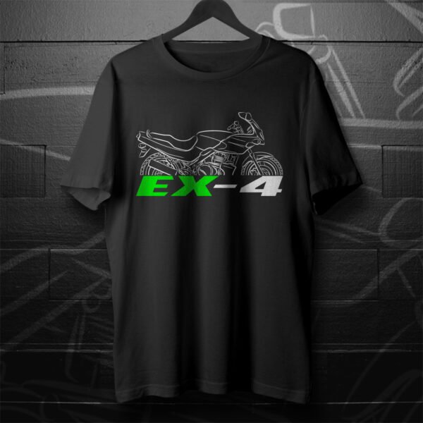 Kawasaki EX-4 1994-1995 T-shirt for Motorcycle Riders