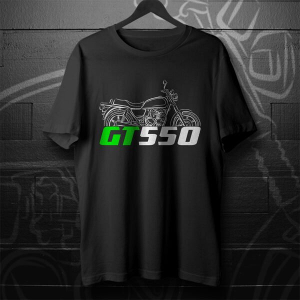 Kawasaki GT550 1983-1994 T-shirt for Motorcycle Riders