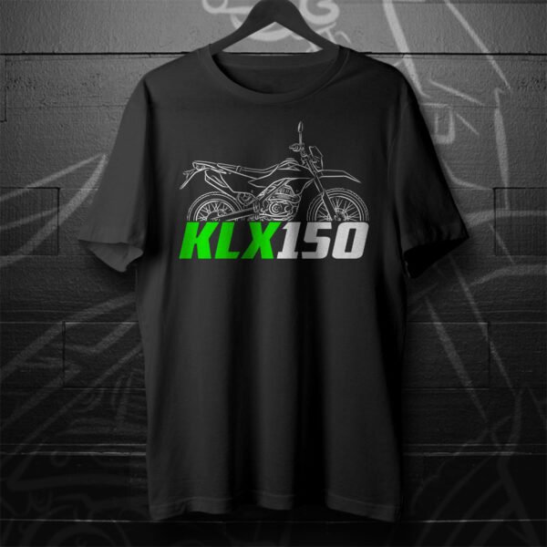 Kawasaki KLX150 2009-2025 T-shirt for Motorcycle Riders - Image 3