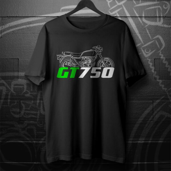 Kawasaki GT750 1982-1994 T-shirt for Motorcycle Riders