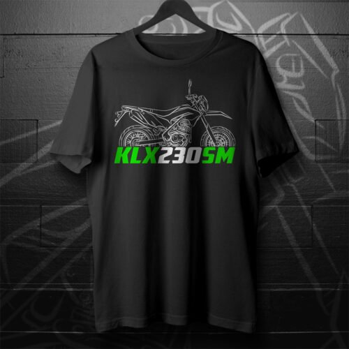 Kawasaki KLX230SM 2023-2025 T-shirt for Motorcycle Riders