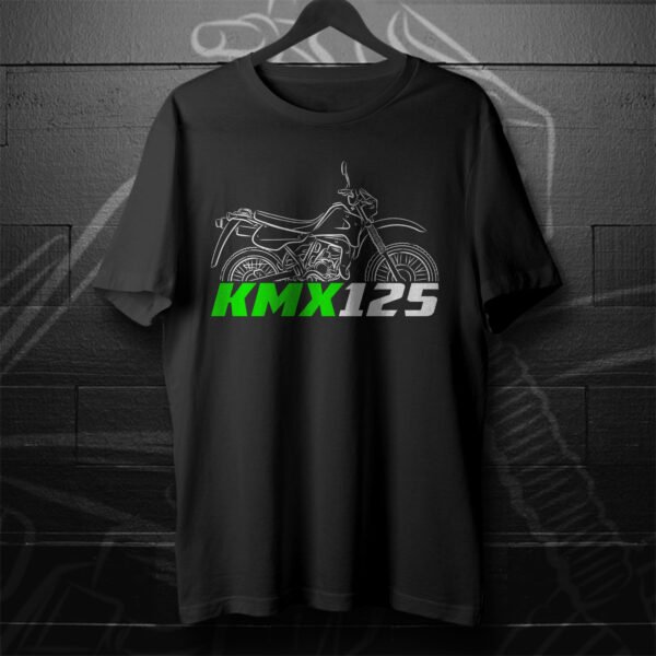 Kawasaki KMX 125 1986-2004 T-shirt for Motorcycle Riders