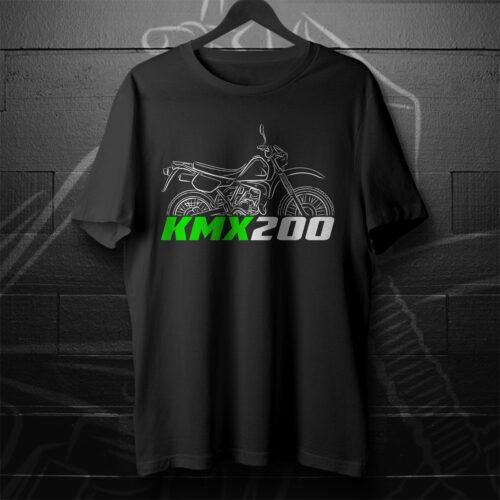 Kawasaki KMX 200 1988-1992 T-shirt for Motorcycle Riders