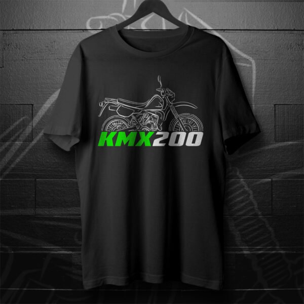 Kawasaki KMX 200 1988-1992 T-shirt for Motorcycle Riders