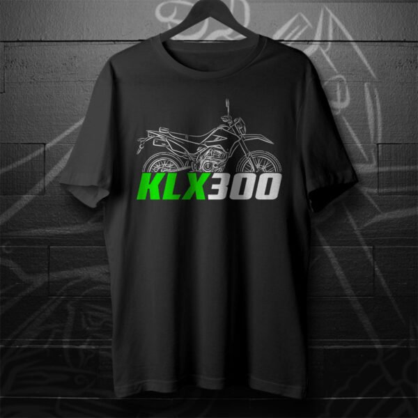 Kawasaki KLX300 1993-2025 T-shirt for Motorcycle Riders - Image 4