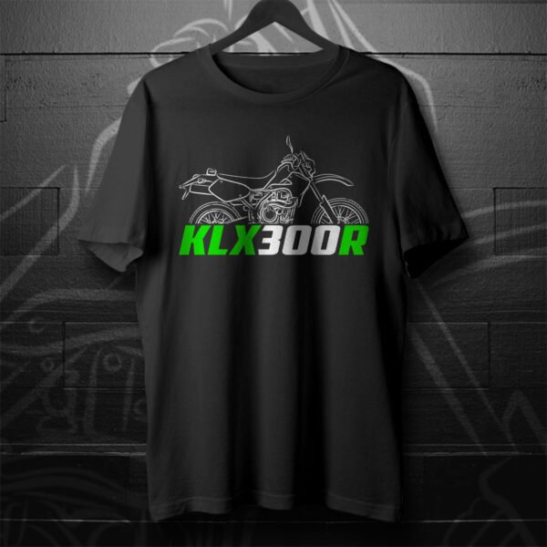 Kawasaki KLX300 1993-2025 T-shirt for Motorcycle Riders - Image 6
