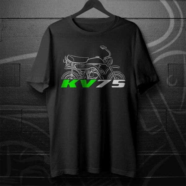 Kawasaki KV75 1976-1980 T-shirt for Motorcycle Riders