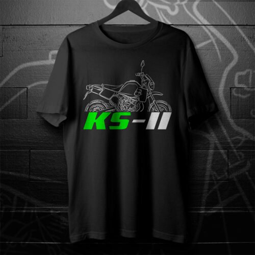 Kawasaki KS-II 1987-1989 T-shirt for Motorcycle Riders