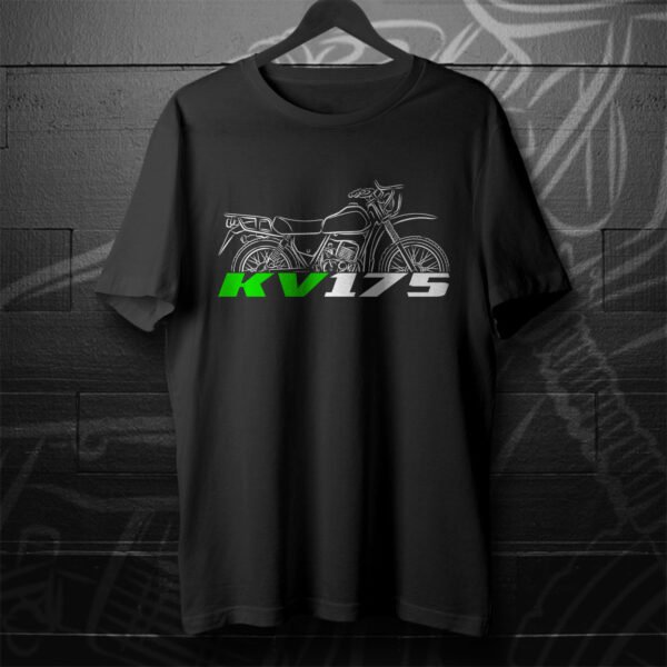 Kawasaki KV175 1981-1989 T-shirt for Motorcycle Riders