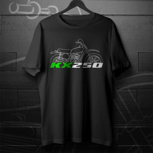 Kawasaki KX250 1974-2025 T-shirt for Motorcycle Riders