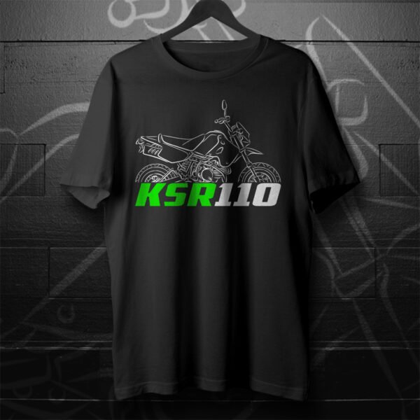 Kawasaki KSR110 2002-2017 T-shirt for Motorcycle Riders