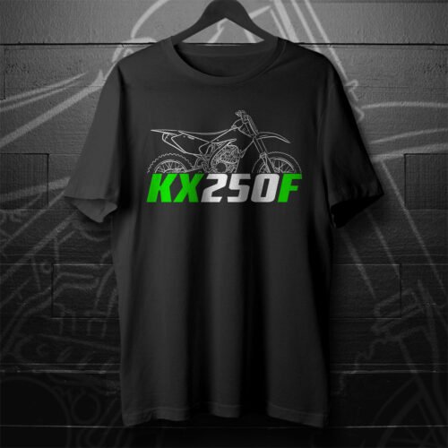 Kawasaki KX250F 2004-2019 T-shirt for Motorcycle Riders